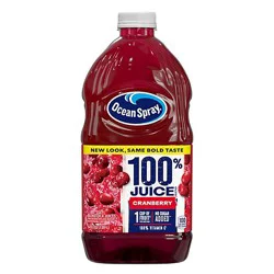 Ocean Spray Juice 100% Cranberry - 64 Fl. Oz.