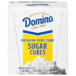 Domino Premium Pure Cane Sugar Cubes 126 Count - 1 Lb
