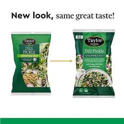Taylor Farms Dill Pickle Chopped Salad Kit Bag - 11.75 Oz