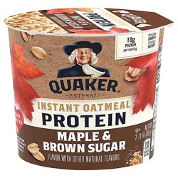 Quaker Protein Instant Oatmeal Maple & Brown Sugar - 2.11 Oz