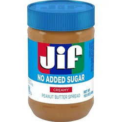 Jif No Added Sugar Peanut Butter - 15.5 Oz