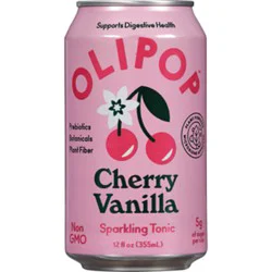 Olipop Cherry Vanilla Prebiotic Soda Can - 12 Fl. Oz.