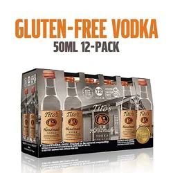 Tito's Handmade Vodka - 12- 50 Ml