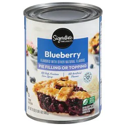 Signature Select Pie Filling Blueberry - 21 Oz