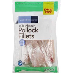Waterfront Bistro Pollock Fillets Family Pack - 32 Oz