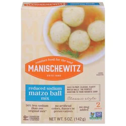 Manischewitz Matzo Ball Mix Reduced Sodium - 5 Oz