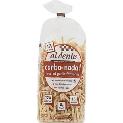Al Dente Carba Nada Pasta Fettuccine Roasted Garlic - 10 Oz