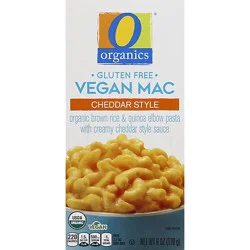 O Organics Vegan Mac Cheddar Style Gluten Free - 6 Oz