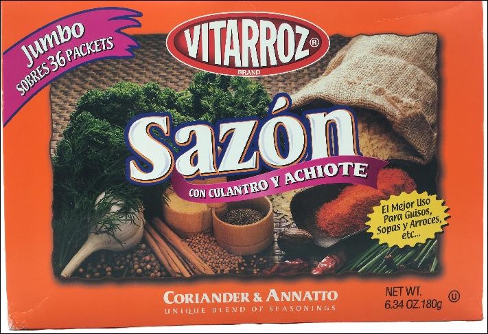 slide 1 of 1, Vitarroz Jumbo Sazon, 36 ct