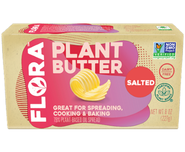 slide 1 of 10, Flora Salted Plant Butter Brick, 8 oz