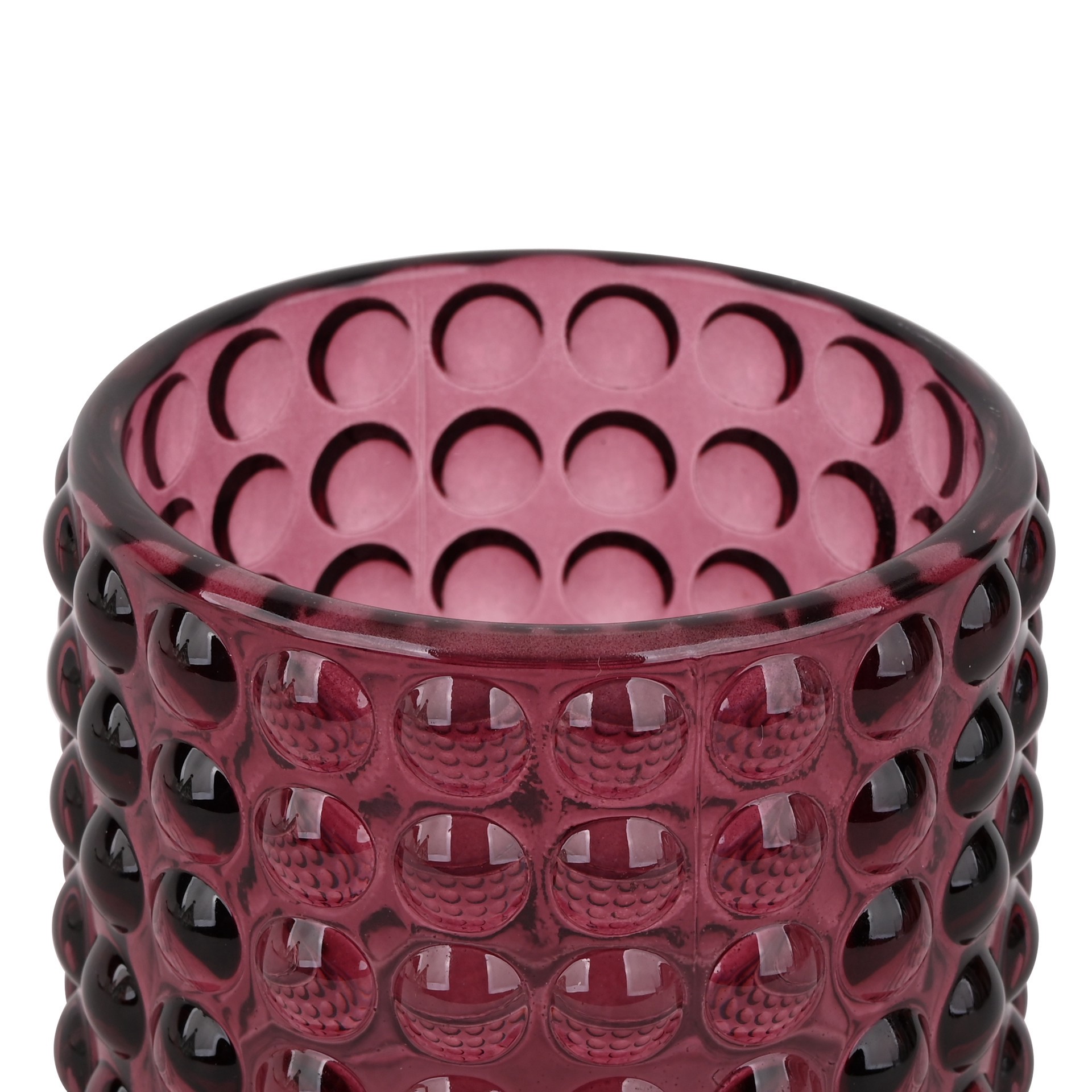 slide 4 of 4, 3.5" Hobnail Glass Tealight Candle Holder By Ashland, 3.5 in