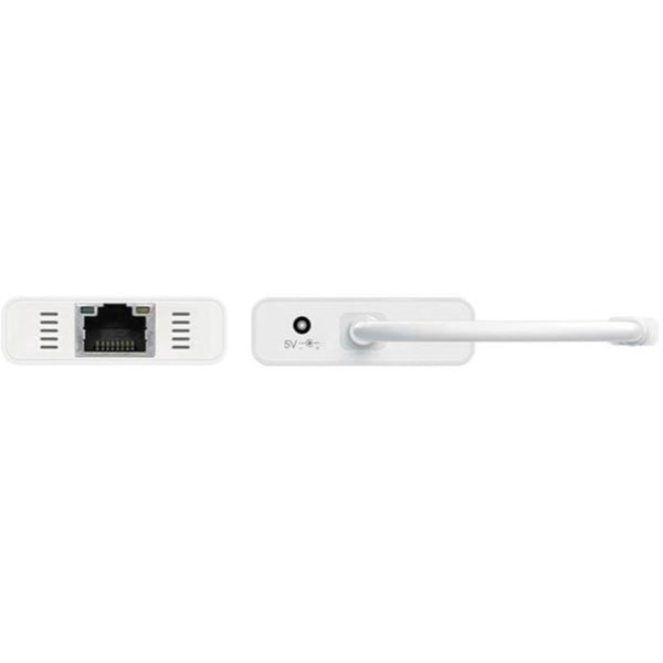 slide 4 of 8, j5create Usb Type-C Gigabit Ethernet & Hub Multi-Port Adapter, 6'', White, Jch471, 1 ct