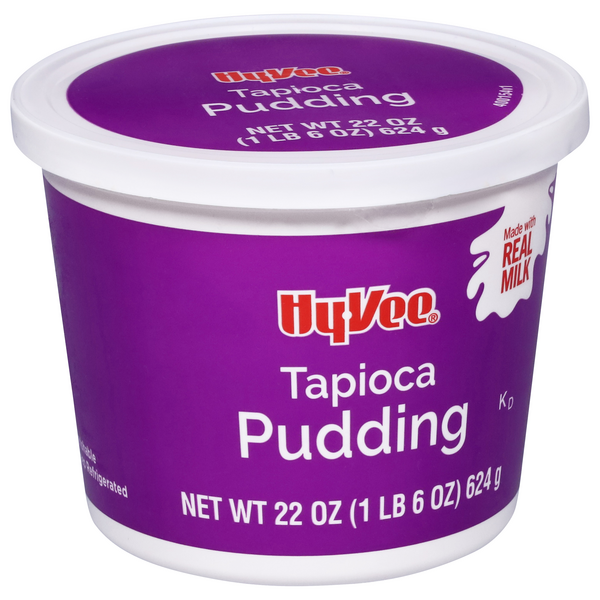 slide 1 of 1, Hy-Vee Tapioca Pudding, 22 oz