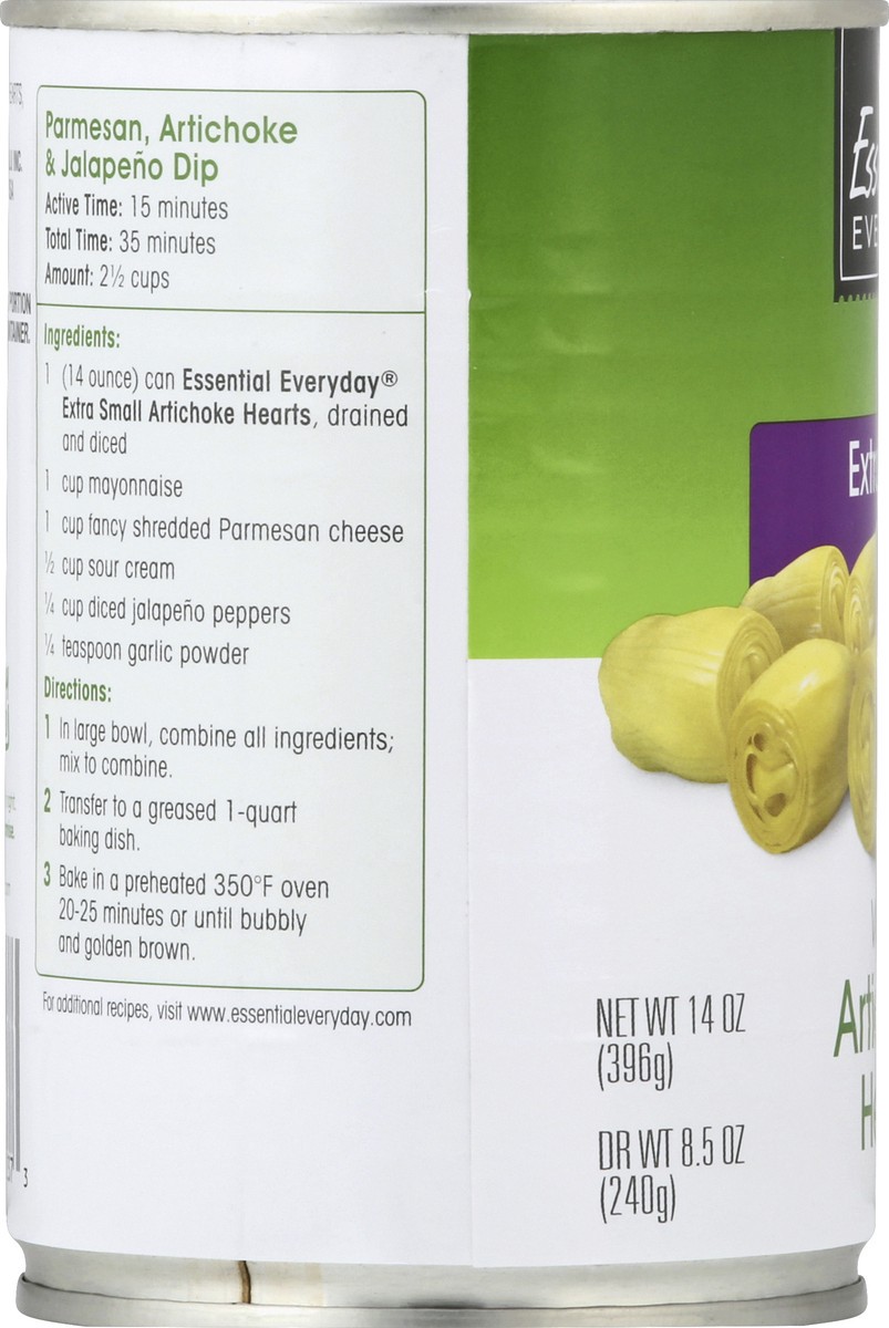 slide 3 of 6, Essential Everyday Artichoke Hearts, Whole, Extra Small, 14 oz