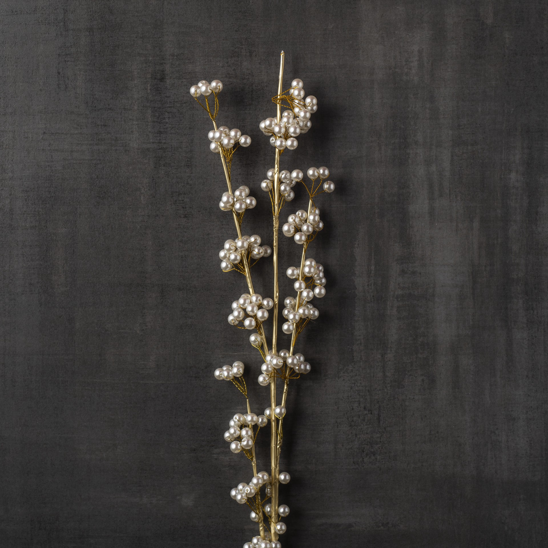 slide 2 of 3, Cream Jeweled Bead Spray By Ashland, 36.25 in