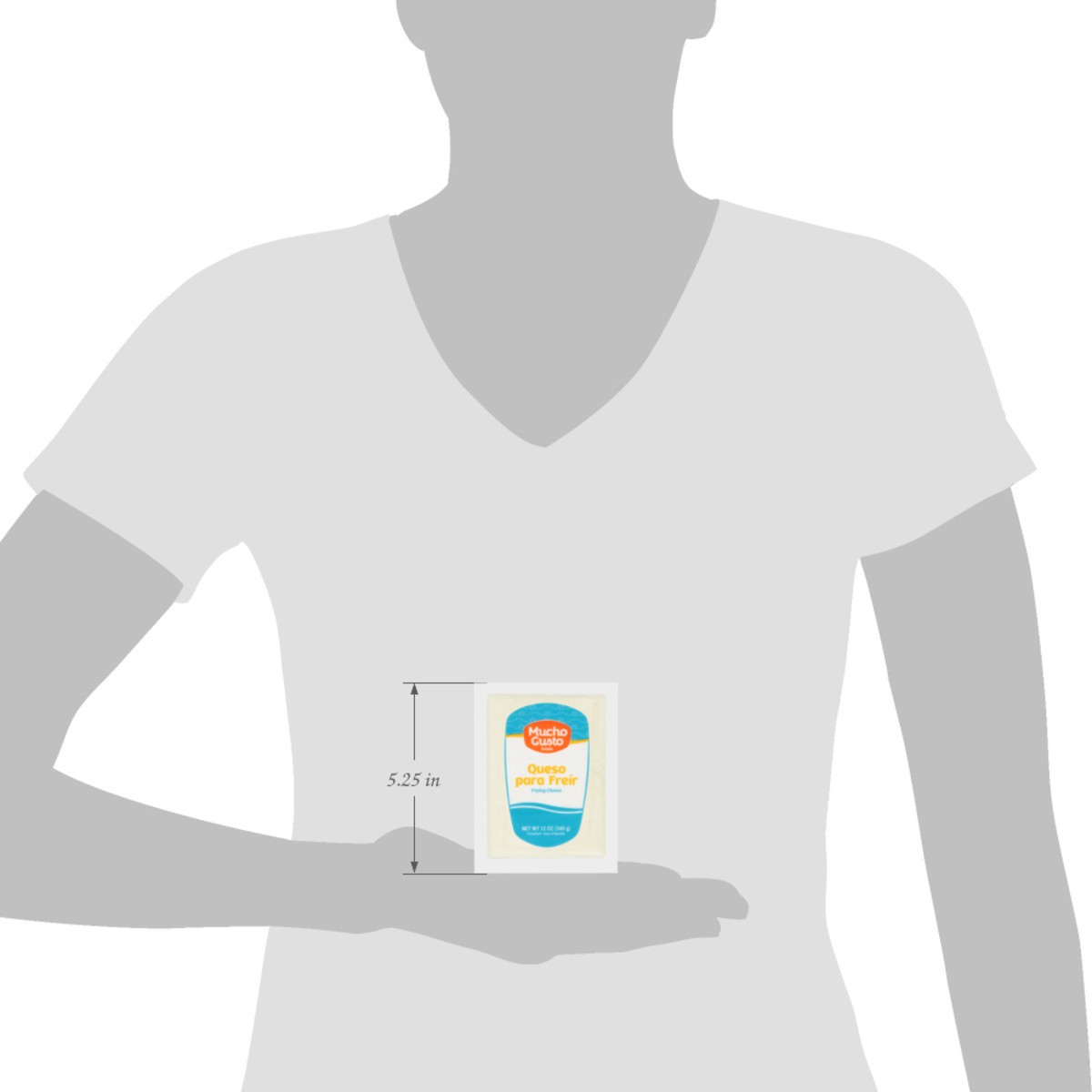 slide 10 of 14, Mucho Gusto Foods Frying Cheese 12 oz, 12 oz