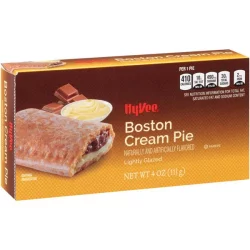 HyVee Lightly Glazed Boston Cream Pie