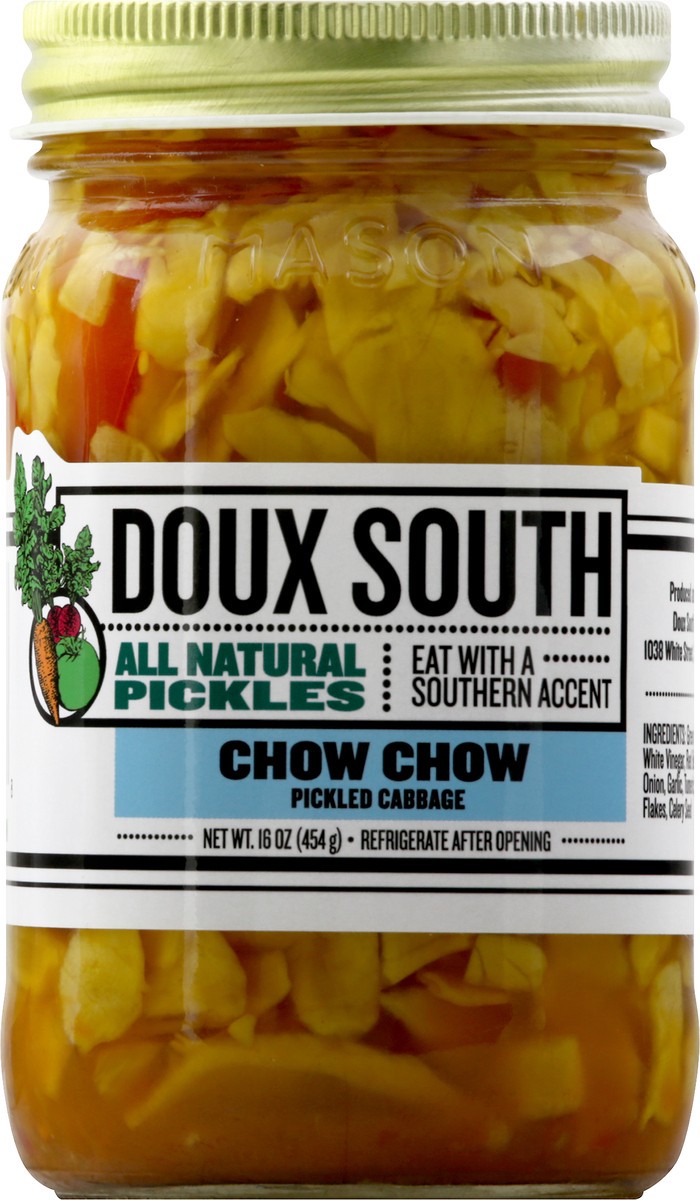 slide 6 of 13, Doux South Chow Chow Pickled Cabbage 16 oz, 16 oz