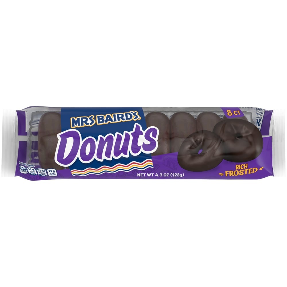 slide 1 of 1, Mrs. Baird's Single Serve Rich Frosted Donuts, 4 oz