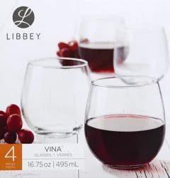 Libbey Glasses 4 ea