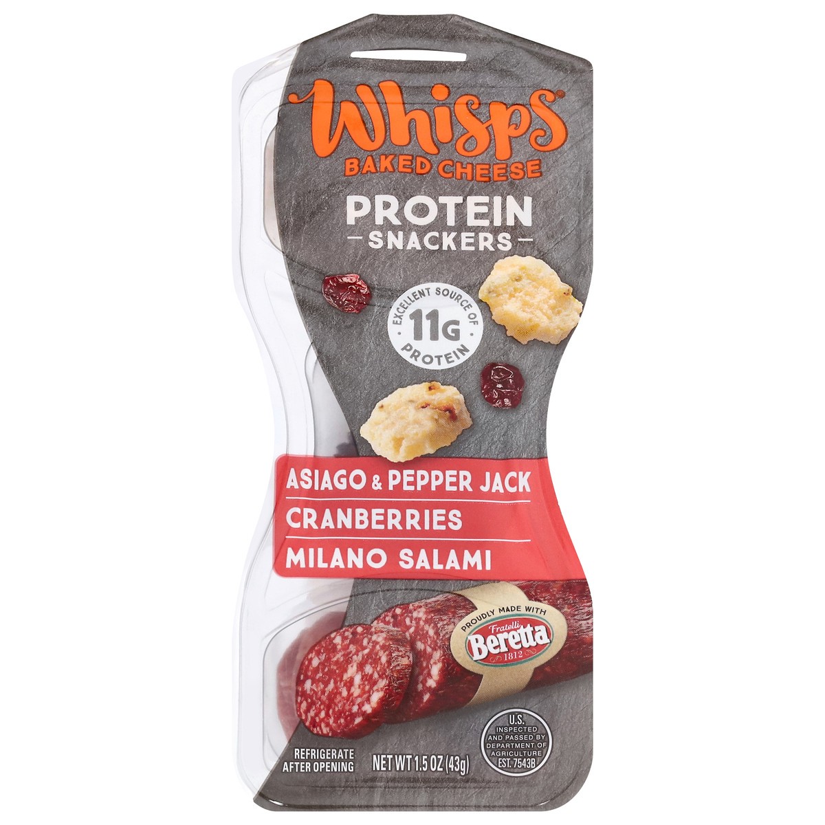 slide 3 of 13, Whisps Protein Snackers 1.5 oz, 1.5 oz