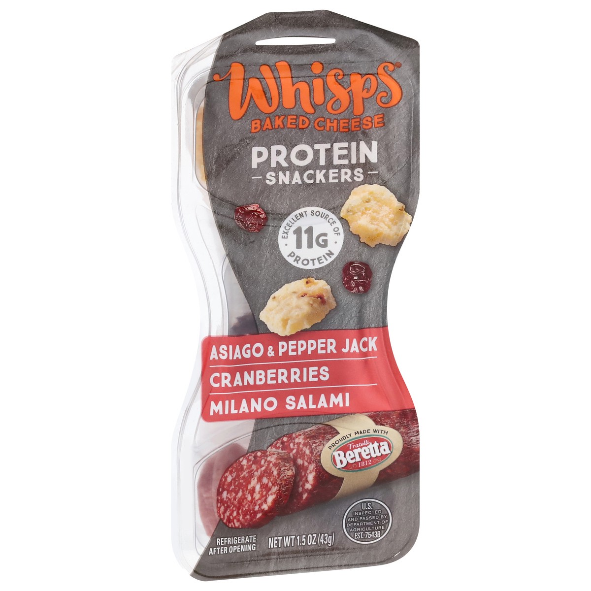 slide 7 of 13, Whisps Protein Snackers 1.5 oz, 1.5 oz