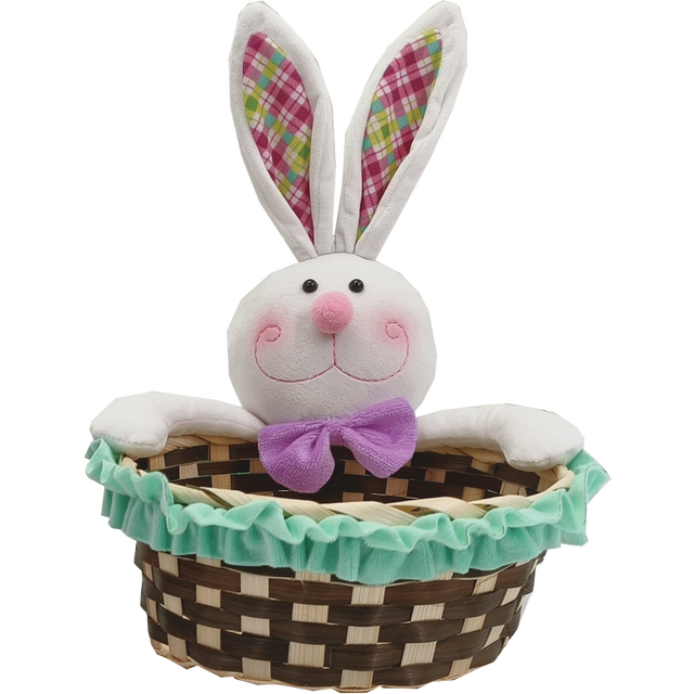 slide 1 of 1, CREATIVE HOME Bunny/Chick With Basket, 1 ct