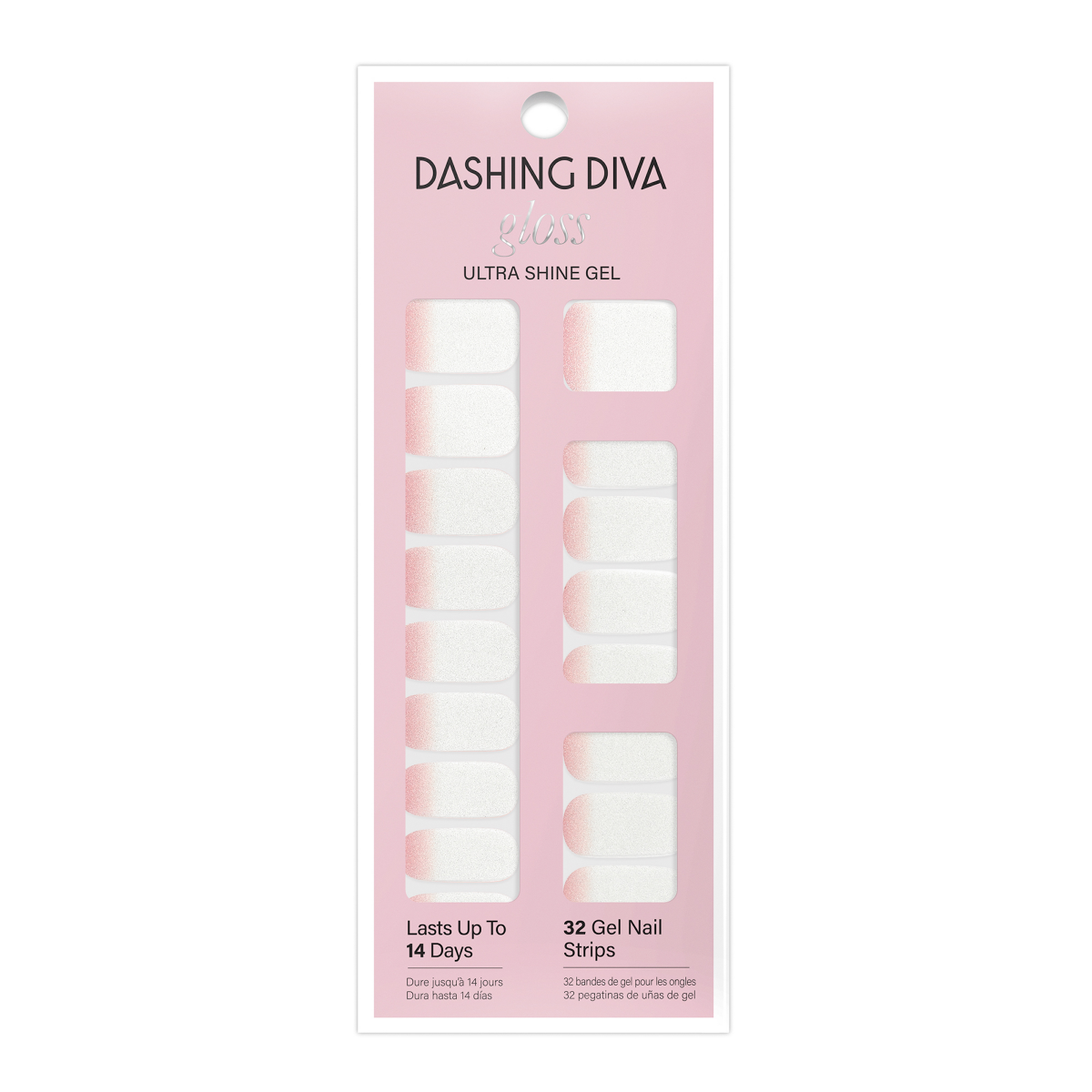 slide 1 of 9, Dashing Diva Gloss Ultra Shine Gel Nail Strips, 32 ct
