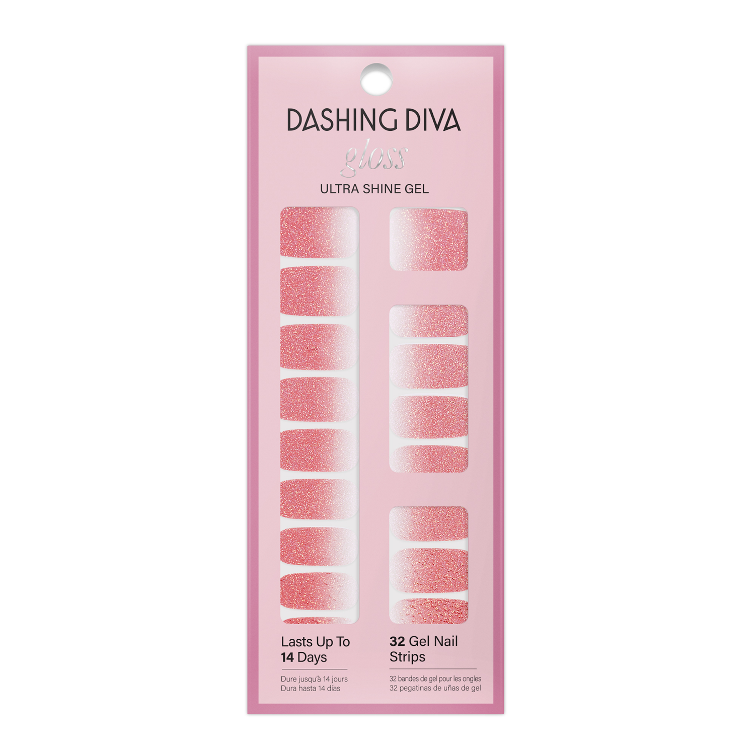 slide 1 of 4, Dashing Diva Gloss Gel Strip Palette, Wildflower, 32 ct