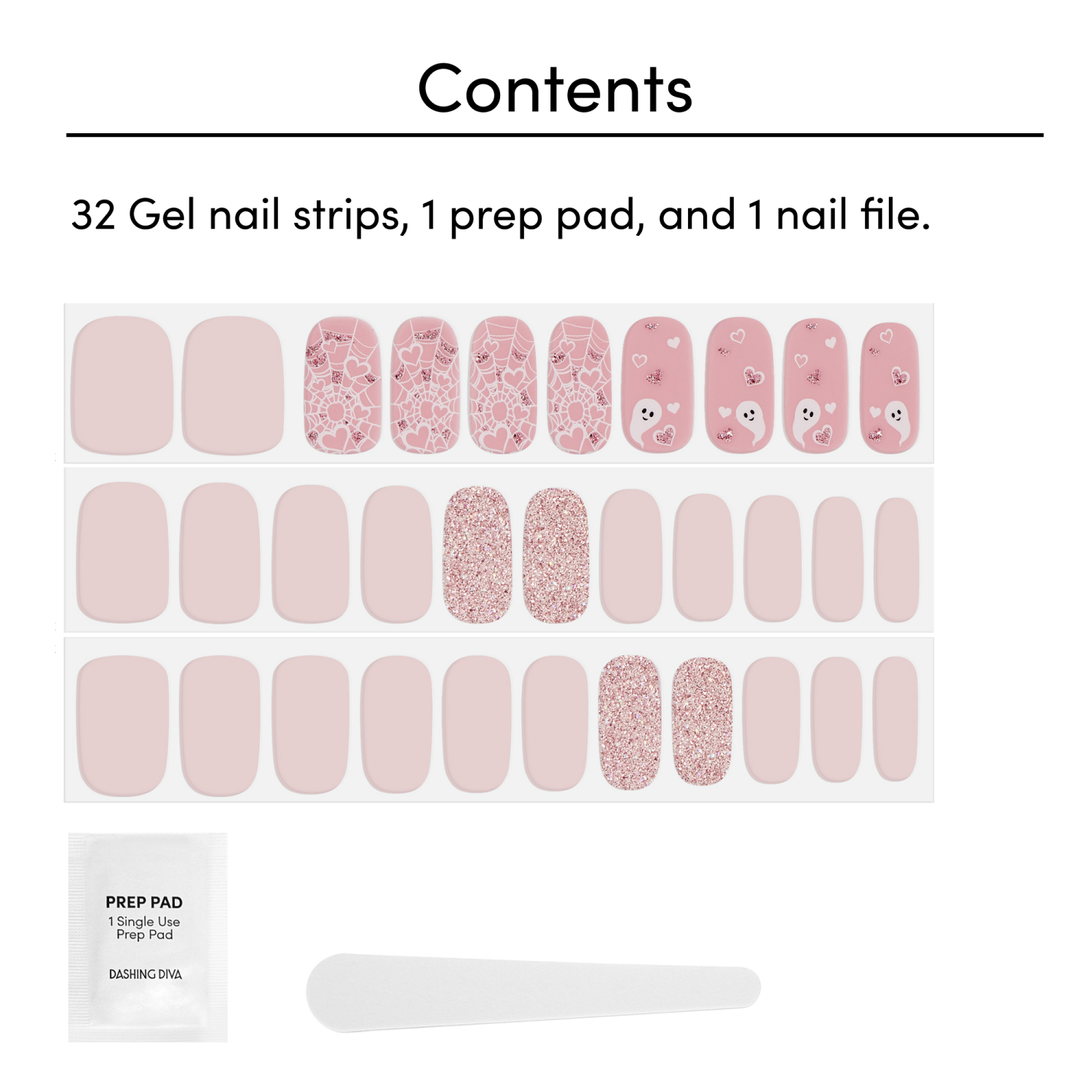 slide 3 of 4, Dashing Diva Gloss Ultra Shine Gel Nail Art - Boo Thing - 32ct, 32 ct