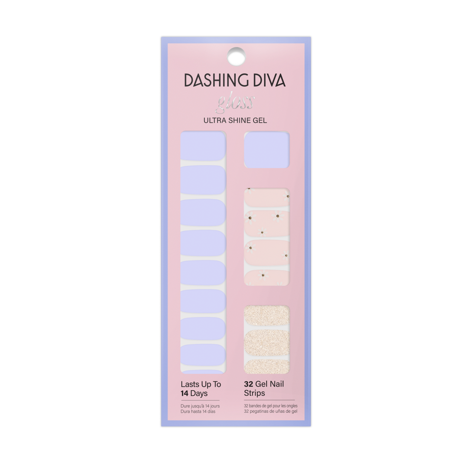 slide 1 of 5, Dashing Diva Gloss Ultra Shine Gel Down Down Daisy, 1 ct