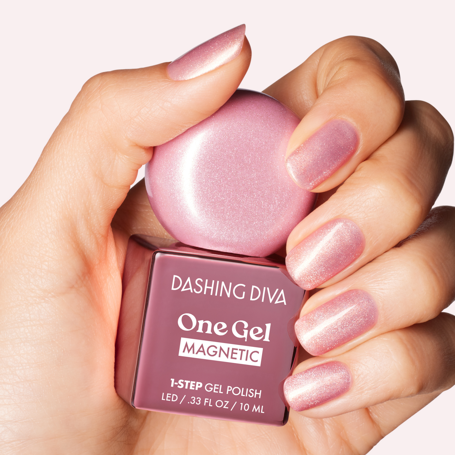 slide 5 of 6, Dashing Diva ONE GEL MAGNETIC, Gel Nail Polish, Moment, 1 10ml / 0.33 oz, 10 ml, 0.33 oz