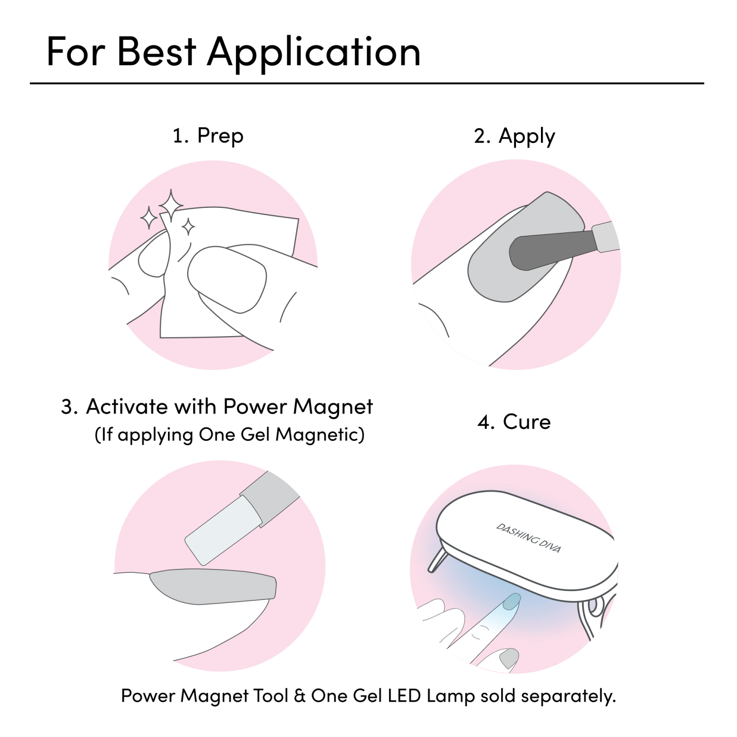 slide 2 of 5, Dashing Diva ONE GEL MAGNETIC, Gel Nail Polish, Blu, 1 10ml / 0.33 oz, 10 ml, 0.33 oz