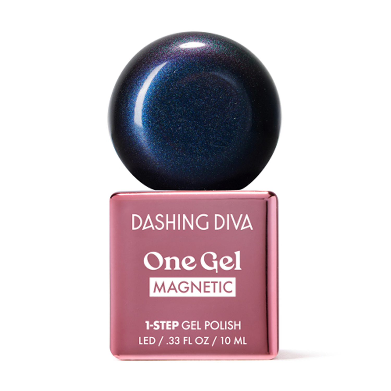 slide 1 of 5, Dashing Diva ONE GEL MAGNETIC, Gel Nail Polish, Blu, 1 10ml / 0.33 oz, 10 ml, 0.33 oz