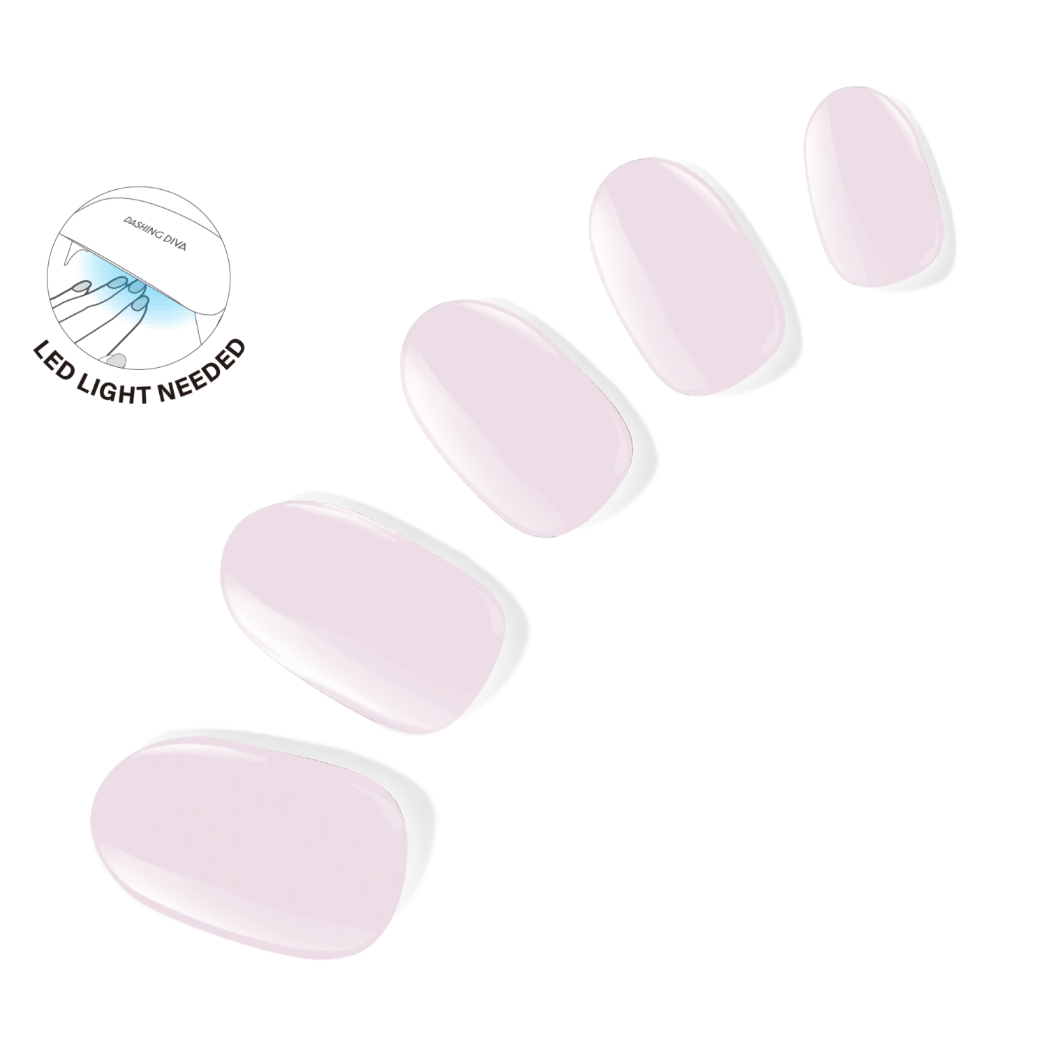 slide 3 of 5, Dashing Diva Semi-Cured Glaze Color Whisper, 1 ct