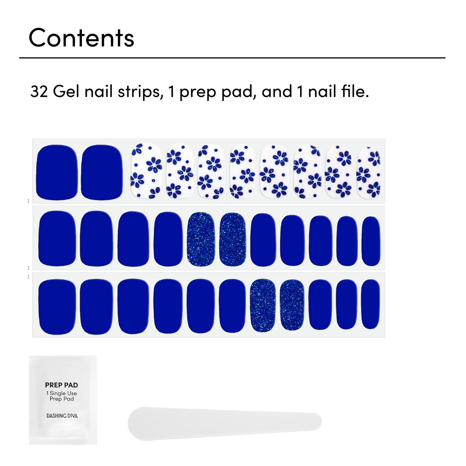 slide 5 of 7, Dashing Diva Gloss Ultra Shine Gel Flor Azul, 1 ct