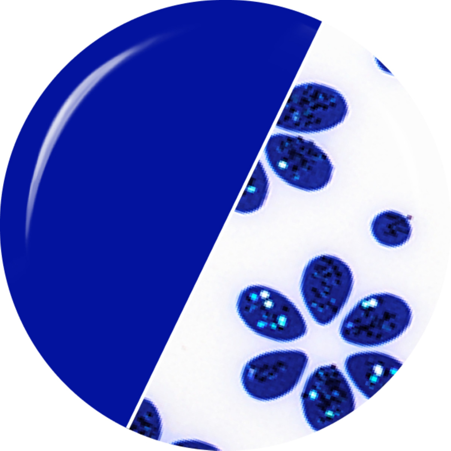 slide 6 of 7, Dashing Diva Gloss Ultra Shine Gel Flor Azul, 1 ct