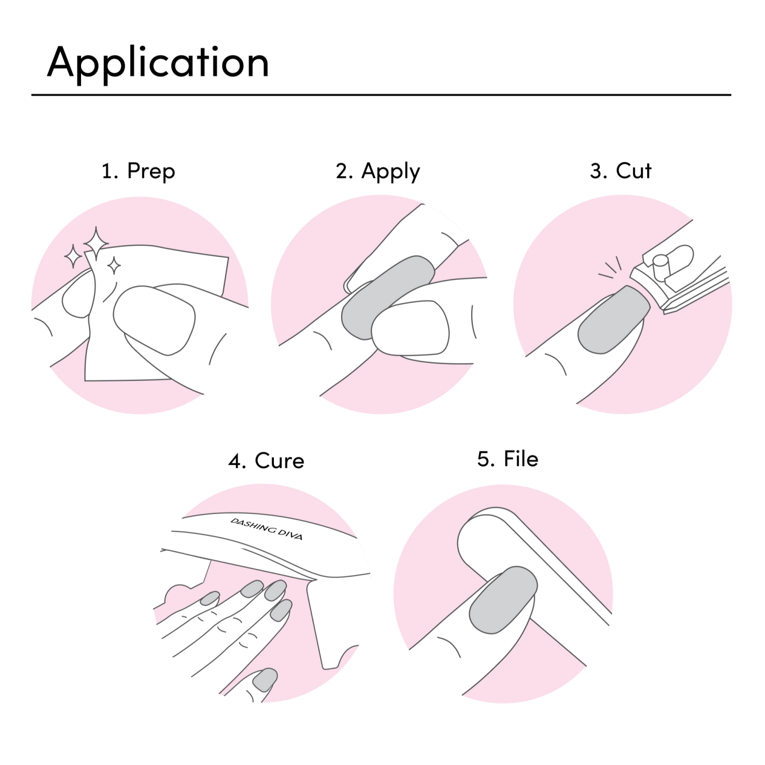 slide 4 of 5, Dashing Diva GLAZE DESIGN, Semi-Cured Gel Nail Polish Stickers, Sapph-Fired Up, Includes 32 Strips, 1 ct