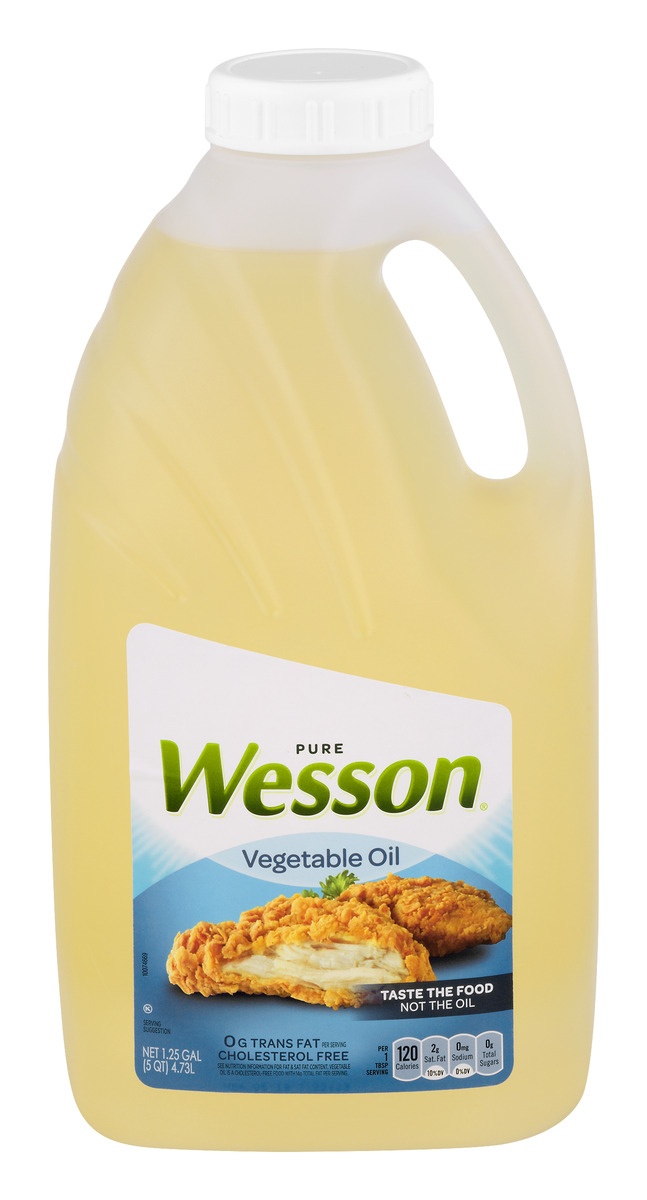 slide 1 of 1, Wesson Vegetable Oil, 1.25 gal