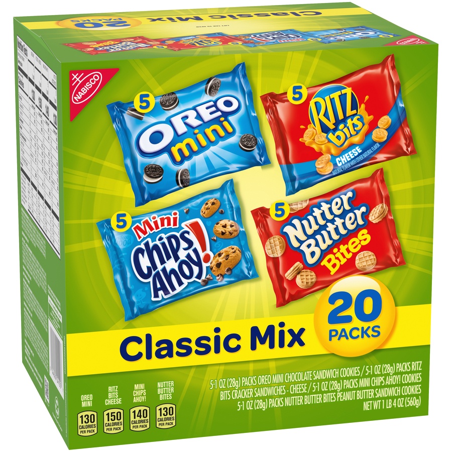 Nabisco MONDELEZ GLOBAL LLC (SNACKS US) MULTI BRAND CARTON - Minis 1z ...