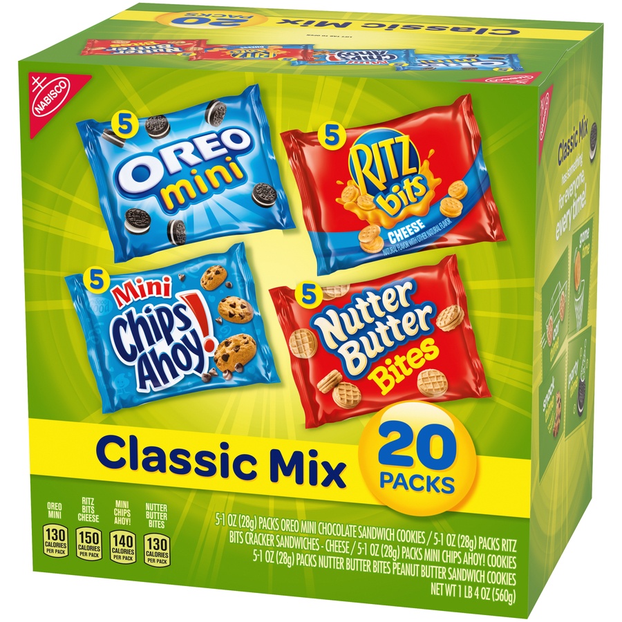 Nabisco MONDELEZ GLOBAL LLC (SNACKS US) MULTI BRAND CARTON - Minis 1z ...