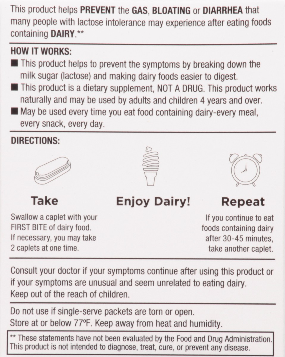 slide 5 of 9, Topcare Dairy Relief Tablets, 32 ct