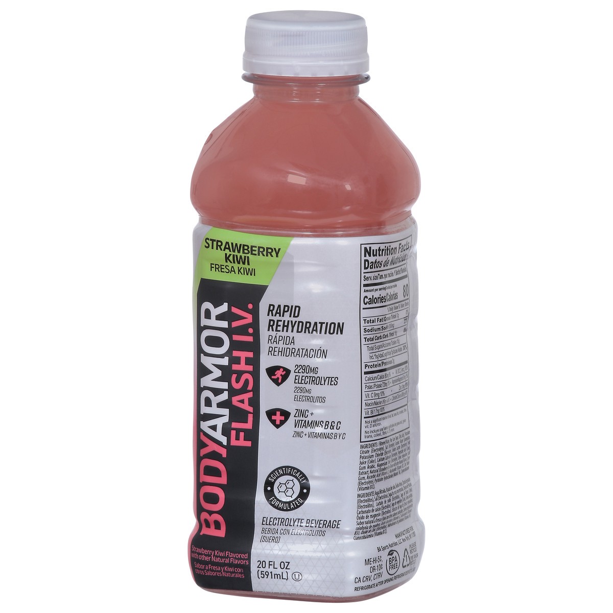 slide 7 of 9, BODYARMOR Strawberry Kiwi Electrolyte Beverage 20 fl oz, 20 fl oz