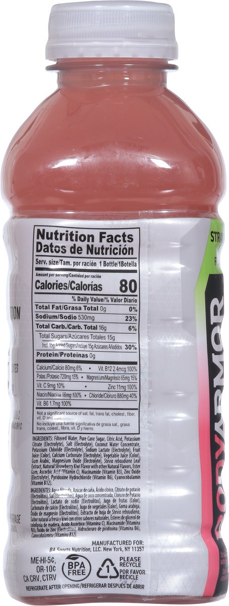 slide 3 of 9, BODYARMOR Strawberry Kiwi Electrolyte Beverage 20 fl oz, 20 fl oz