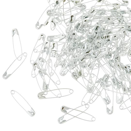 slide 1 of 2, 1.25" Rhodium Safety Pins By Bead Landing, 1.25 in