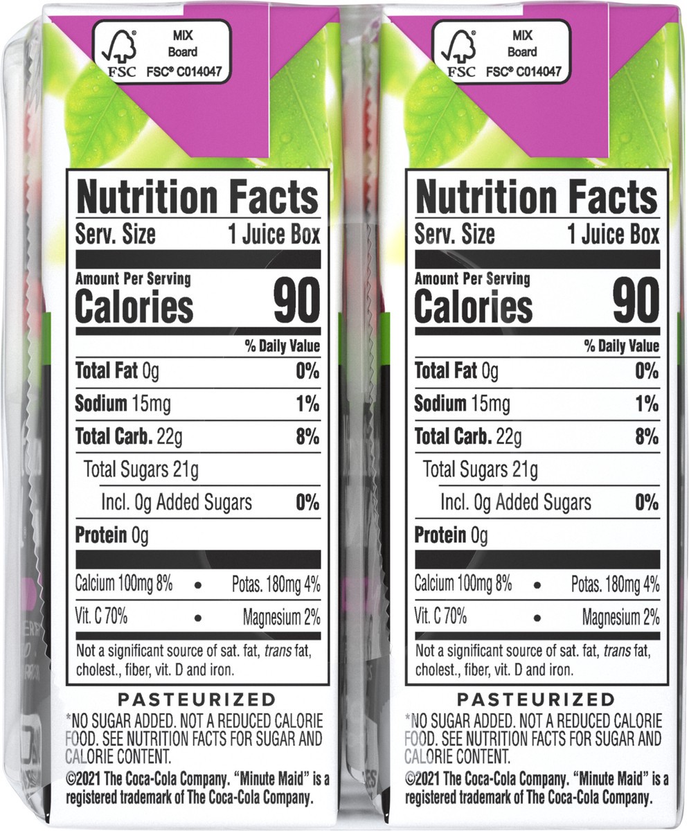 slide 3 of 9, Minute Maid Mixed Berry Juice 100 Cartons- 8 ct, 8 ct; 6 oz