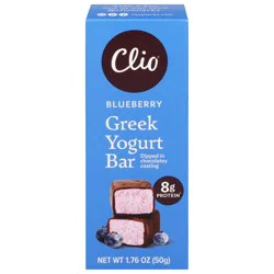 Clio Greek Blueberry Yogurt Bar