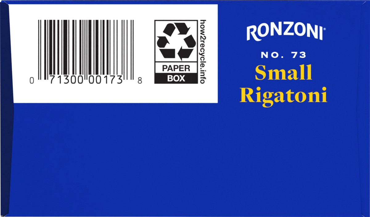 slide 6 of 9, Ronzoni Small Rigatoni, 1 lb