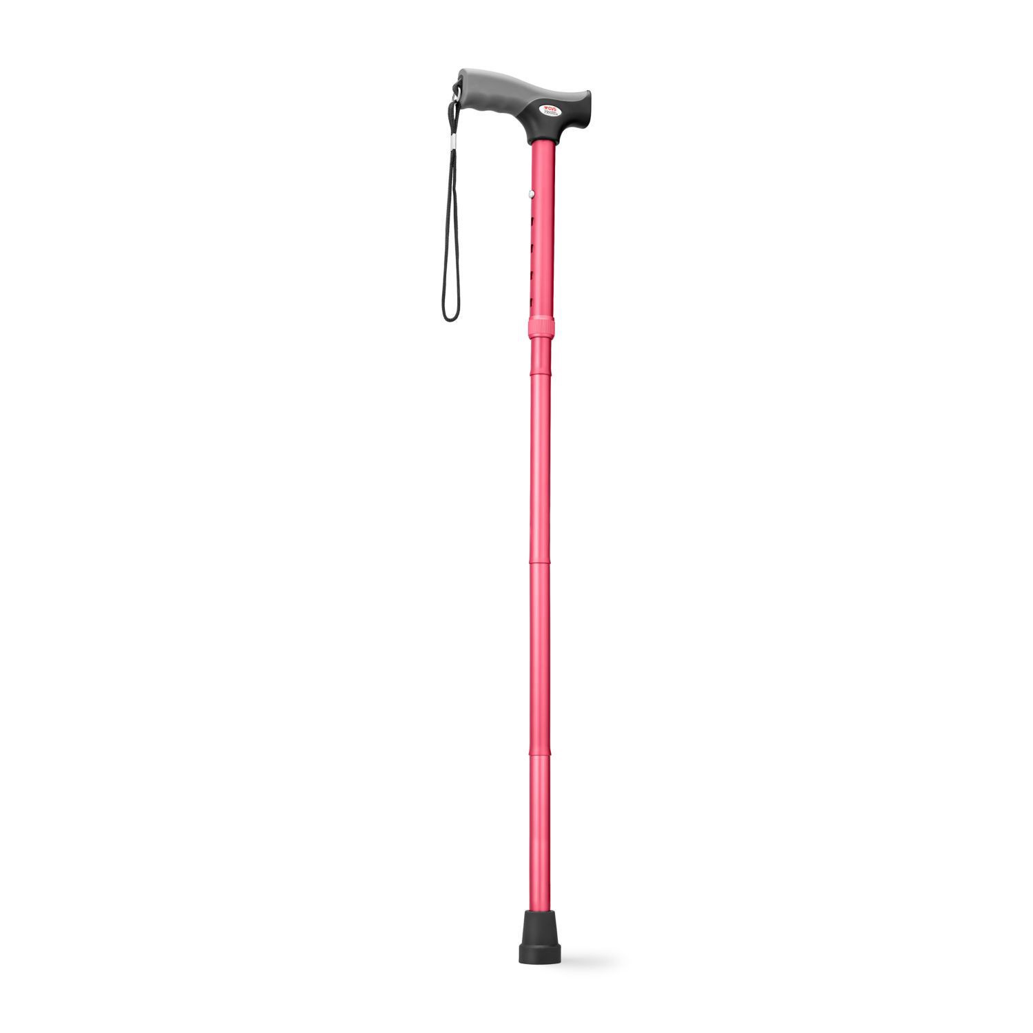 slide 2 of 5, Cvs Gel Grip Folding Cane, Red, 1 ct