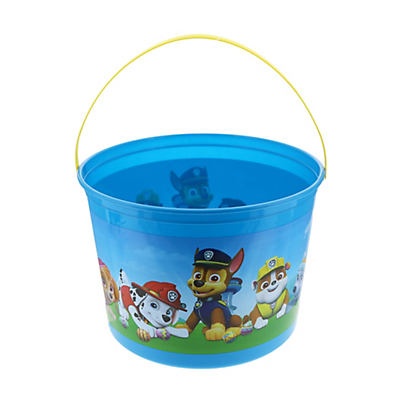 slide 1 of 1, PAW Patrol Medium Plastic Blue Easter Bucket, 1 ct